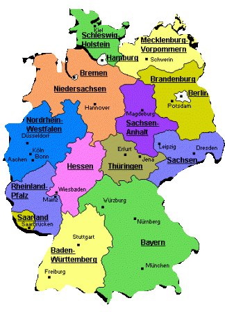 mapa nemacke gradovi Karta Nemačke | Nemački, zašto da ne?! mapa nemacke gradovi